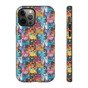 Playful Cat iPhone Case - Tough & Colorful Design