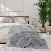 Cozy Floral Arctic Fleece Blanket | Soft & Warm Throw for Home Decor