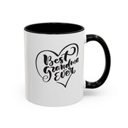 Best Grandma Ever Accent Coffee Mug - Perfect Gift for Mother's Day and Grandparent Celebrations