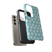 Floral Tough Samsung Galaxy Phone Case - Daisy Design for Summer Vibes