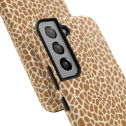 Giraffe Print Tough Phone Case for Animal Lovers
