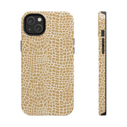 Stylish Tough Phone Case with Trendy Giraffe Pattern