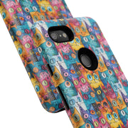 Colorful Cat Google Pixel Phone Case - Tough Cases for Pet Lovers