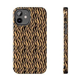 Wild Tiger Print Tough Phone Case - Stylish and Durable