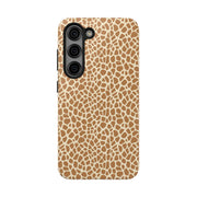 Giraffe Print Tough Phone Case for Animal Lovers