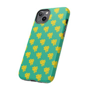 Vibrant Floral Tough Case for iPhone - Stylish Protective Cover