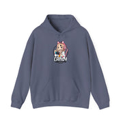 Candy-Themed Unisex Heavy Blend Hoodie - Perfect for Gamers and Anime Lovers