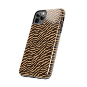 Wild Tiger Print Tough Phone Case – Durable Protection for Adventurers