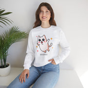 Cute Cat Graphic Unisex Crewneck Sweatshirt - DEVOTREE