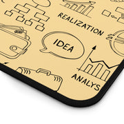 Motivational Desk Mat for Entrepreneurs - Business Ideas & Planning Design