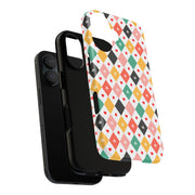 Colorful Playing Card Pattern Tough Case for iPhone