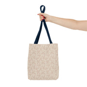 Elegant Floral Pattern Tote Bag - Eco-Friendly Shopping Bag for All Occasions
