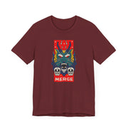 Merge Graphic Unisex Jersey Tee - Bold Skull & Monster Design