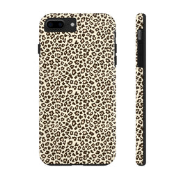 Leopard Print Tough Phone Case - Stylish & Durable Protection