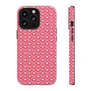 Tough Cases - Cute Pink Hearts iPhone Case for Valentine’s Day