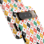Colorful Diamond Pattern Google Pixel Phone Case - Tough Cases