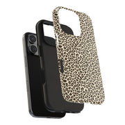 Leopard Print Tough Phone Case - Stylish & Durable Protection