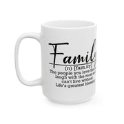 Family Definition Ceramic Mug - Gift for Loved Ones