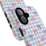 Cute Bow Pattern iPhone Case - Tough Cases for Girls & Women
