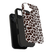 Giraffe Print Tough Phone Case - Stylish & Durable Protection for Animal Lovers