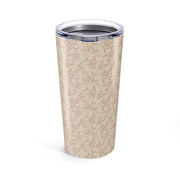 Elegant Floral 20oz Tumbler - Insulated Travel Mug for Coffee & Tea Lovers