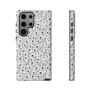 Cute Dog Pattern Samsung Galaxy Phone Case - Tough Cases for Pet Lovers