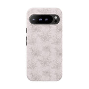 Floral Tough Google Pixel Phone Case - Durable Design for Nature Lovers