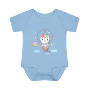 Cute Unicorn Space Adventure Infant Bodysuit - Baby Onesie for Newborns