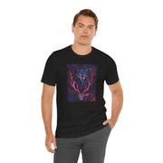 Nature-Inspired Graphic Tee - Wolf & Deer Design