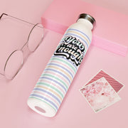 Motivational Slim Water Bottle - 'You Are Enough' - Inspiring Colorful Design