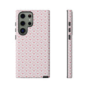 Stylish Samsung Galaxy Phone Case with Pink Ribbon Design