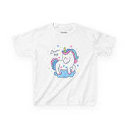 Kids Unicorn Dream Tee - Cute Heavy Cotton Shirt for Girls