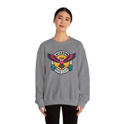 Owl Wisdom Unisex Crewneck Sweatshirt - Never Sleeps Design