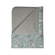 Cozy Floral Fleece Sherpa Blanket - Perfect for Home Comfort & Gift Giving
