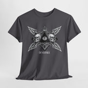 Devotree Skull Wings Unisex Heavy Cotton Tee - Edgy Graphic T-Shirt for Alternative Lifestyle