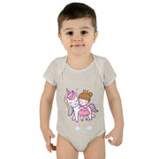 Adorable Princess Unicorn Baby Bodysuit - Cute Infant Outfit for Girls