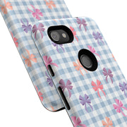 Bow-Patterned Google Pixel Phone Case - Stylish Protection for Your Device