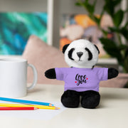 Cute Stuffed Animal with 'Love You' Tee - Perfect Gift for Kids and Beloved Ones