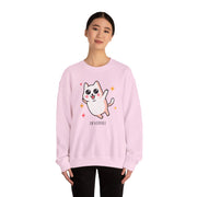 Cute Cat Graphic Unisex Crewneck Sweatshirt - DEVOTREE