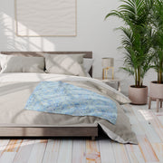 Serene Floral Arctic Fleece Blanket – Cozy Décor for Relaxation & Gift Ideas