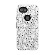 Cute Dog Pattern Google Pixel Phone Case - Tough Cases for Pet Lovers