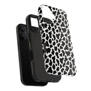 Stylish Cow Print Tough Phone Case - Durable Protection for Animal Lovers