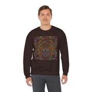 Vibrant Bohemian Unisex Crewneck Sweatshirt - Colorful Artistic Design