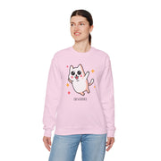 Cute Cat Graphic Unisex Crewneck Sweatshirt - DEVOTREE