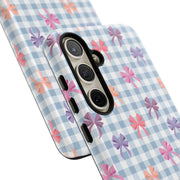 Cute Bow Pattern Tough Samsung Galaxy Phone Case - Stylish Protective Cover for Everyday Use