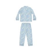 Elegant Floral Satin Pajamas for Women - Luxurious Sleepwear