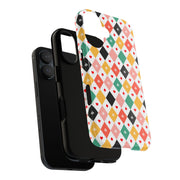 Colorful Playing Card Pattern Tough Case for iPhone