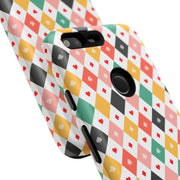 Colorful Diamond Pattern Google Pixel Phone Case - Tough Cases