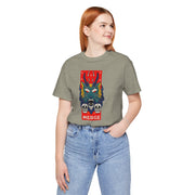 Merge Graphic Unisex Jersey Tee - Bold Skull & Dragon Design