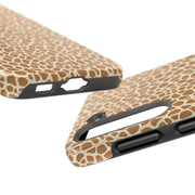 Giraffe Print Tough Phone Case for Animal Lovers